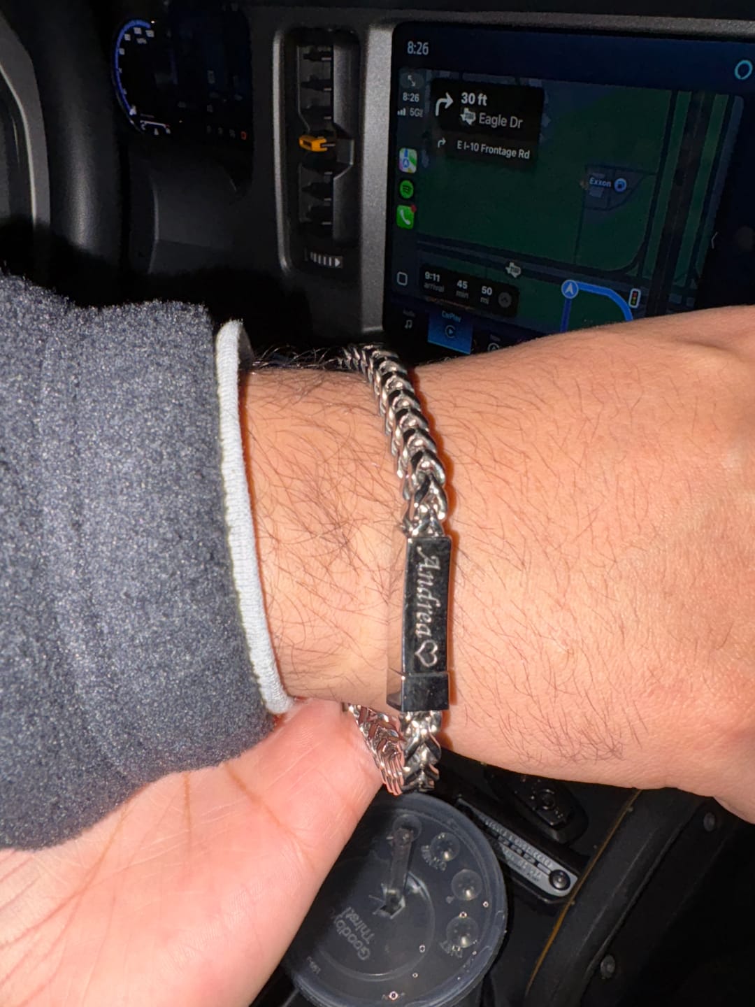 Customer photo review of Franco Link Bracelet | 6MM