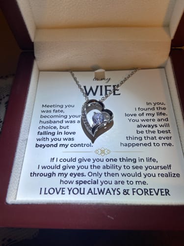 Customer photo review of To My Wife - I Love You Always & Forever - Gift Set - SS568