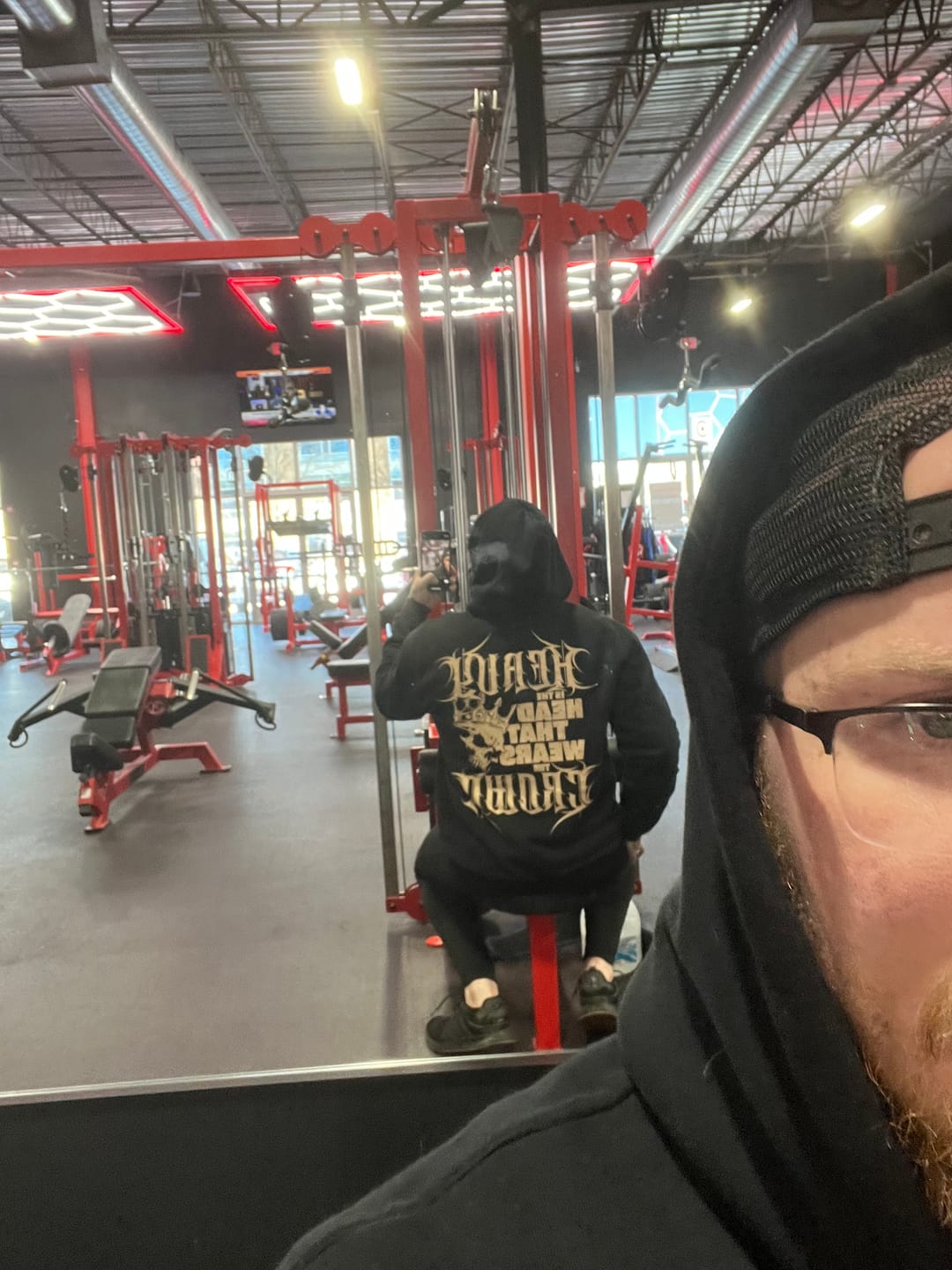 Customer photo review of Heavy Is The Crown Pullover - Black/Brown