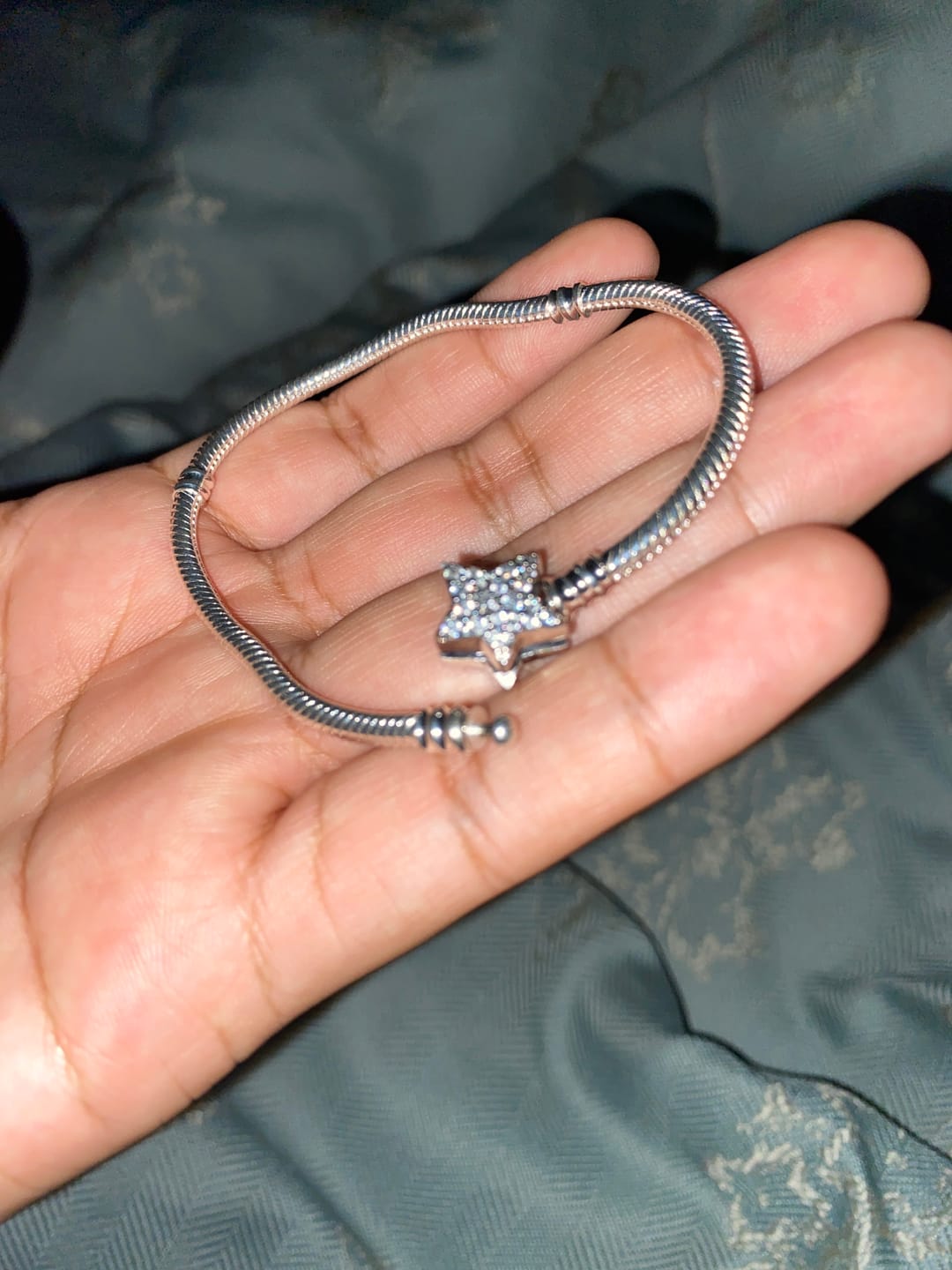 Customer photo review of Pulsera Estrella Diamantada