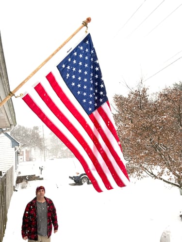 Customer photo review of 3' x 5' American Flag