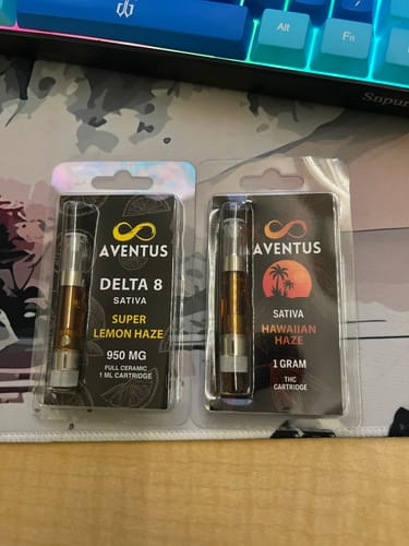 Customer photo review of THC HAWAIIAN HAZE Full Spectrum 510 Thread Vape Cartridge 1000mg 1 gram