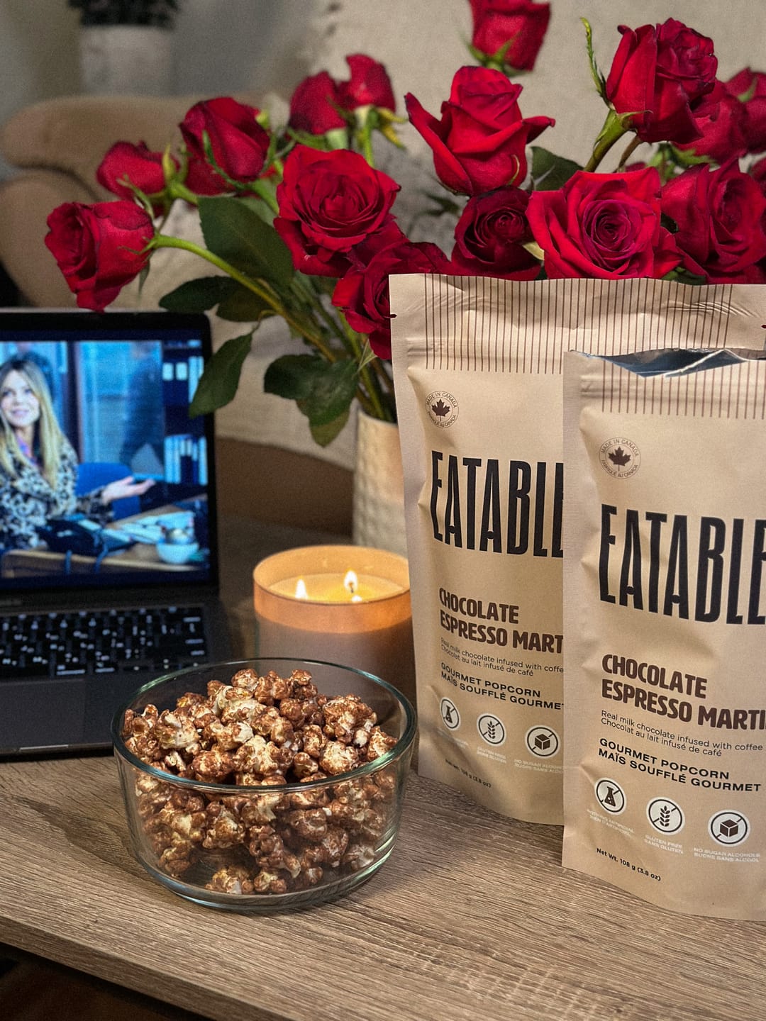 Customer photo review of Chocolate Espresso Martini (3.8oz) - Milk Chocolate Kettle Corn