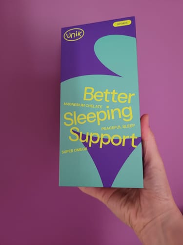 Customer photo review of Better Sleeping Support (30 Days)