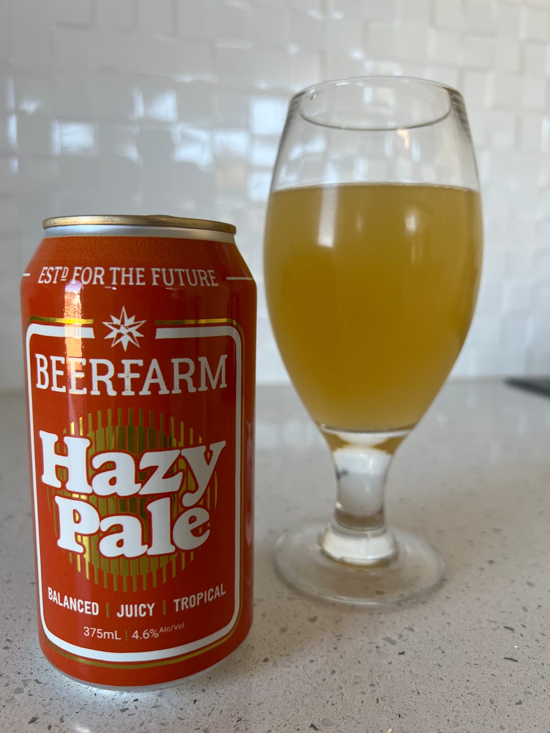 Customer photo review of Beerfarm Hazy Pale