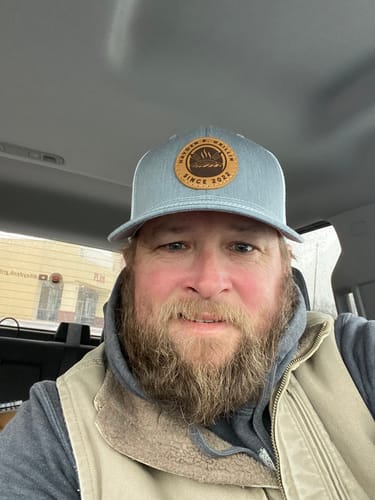 Customer photo review of Richardson 112 Custom Leather Patch Hat