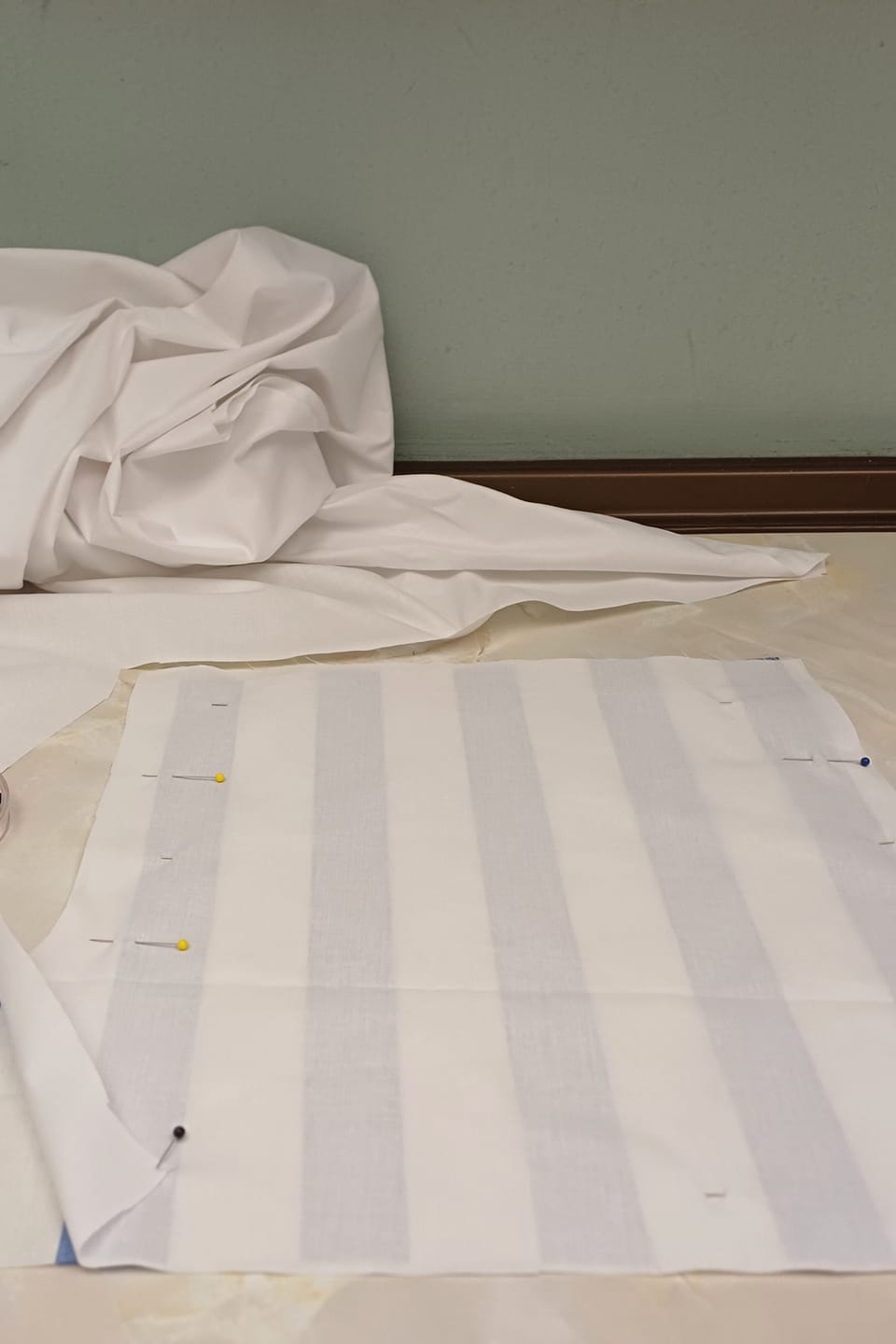 Customer photo review of 94” Polycotton Sheeting Fabric