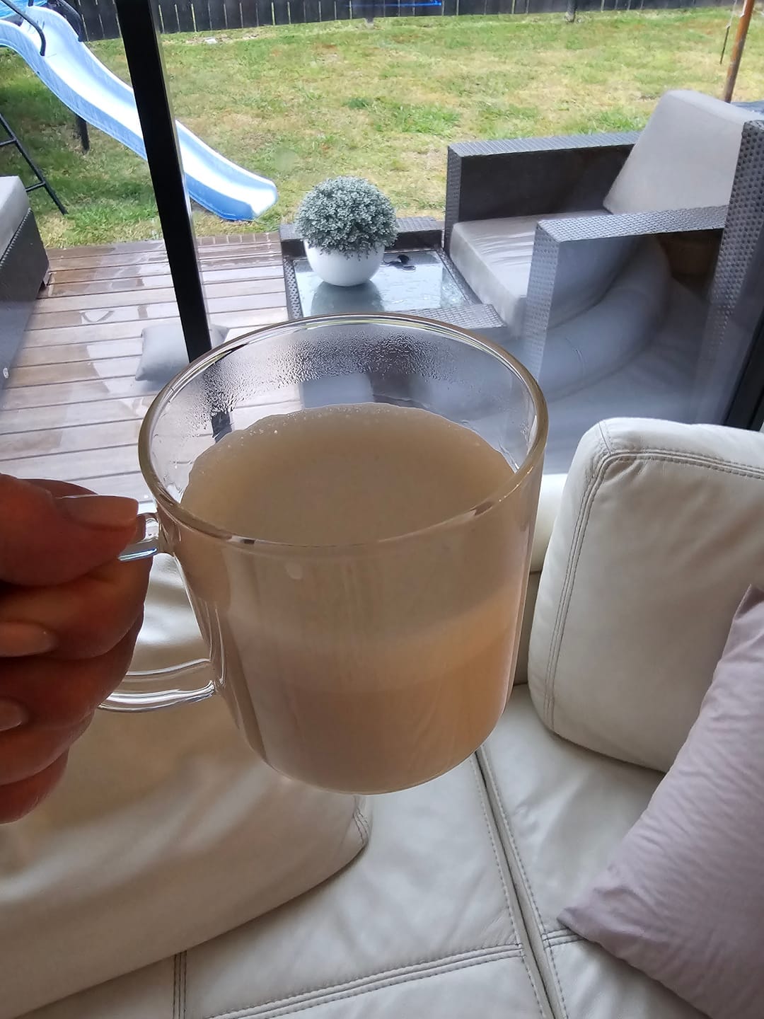 Customer photo review of White Chocolate Bone Broth Powder