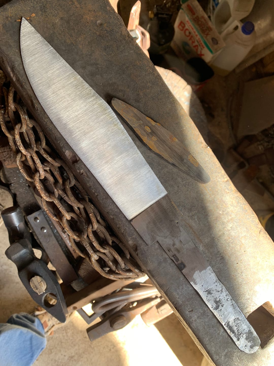 Customer photo review of 2" x 72" Sanding Belts for Stock Removal, 3 PACK
