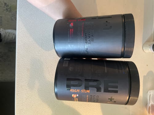 Customer photo review of +1© Danny's Ultimate Pre Workout High-stim (520g)