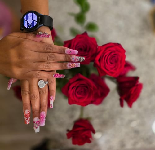 Customer photo review of Valentine Cotton Candy