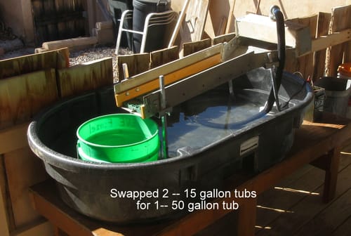 Customer photo review of 18" Leg Kit for Gold Highbankers & Sluices