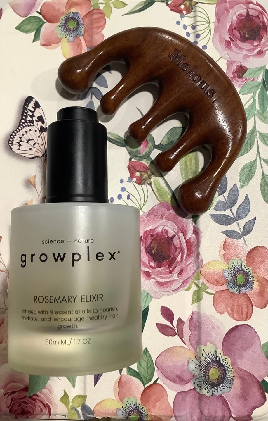 Customer photo review of Rosemary Elixir - 100% Natural Hair Loss Solution