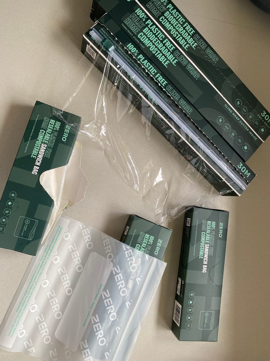 Customer photo review of Plastic Free Cling Wrap