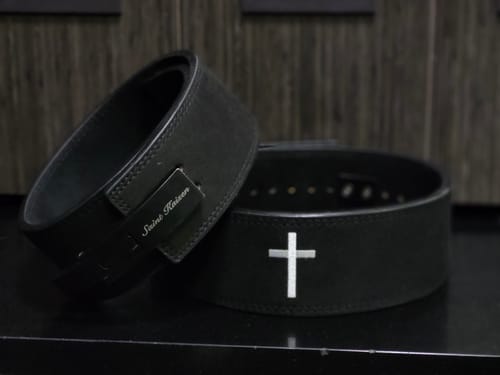 Customer photo review of Cross Lever Belt