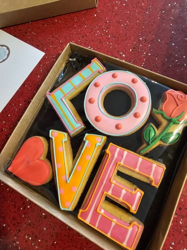 Customer photo review of LOVE Biscuit Box