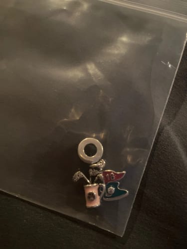 Customer photo review of 925 Sterling Silver Golf Charm