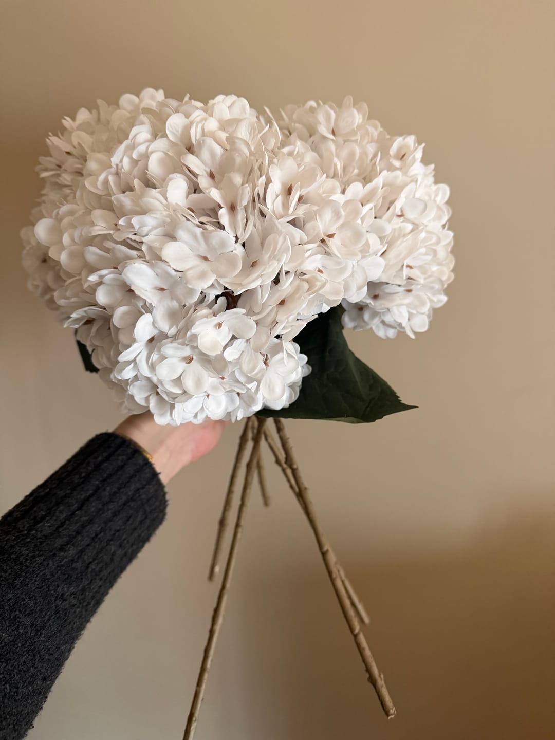 Customer photo review of Grande Hortensia (5 tiges) - Blanc