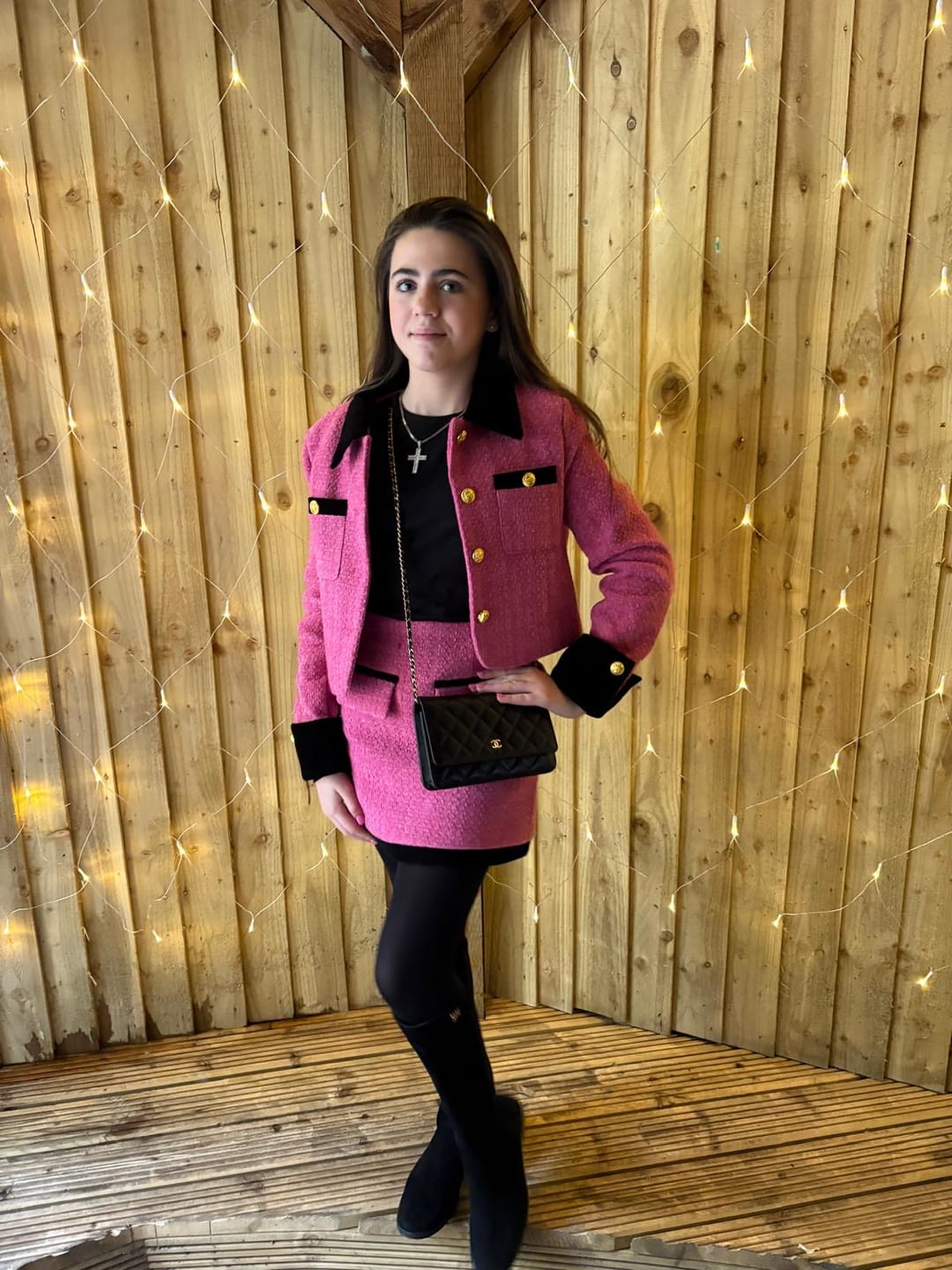 Customer photo review of DULCIE Tweed Two Piece Set  Next Day Delivery available