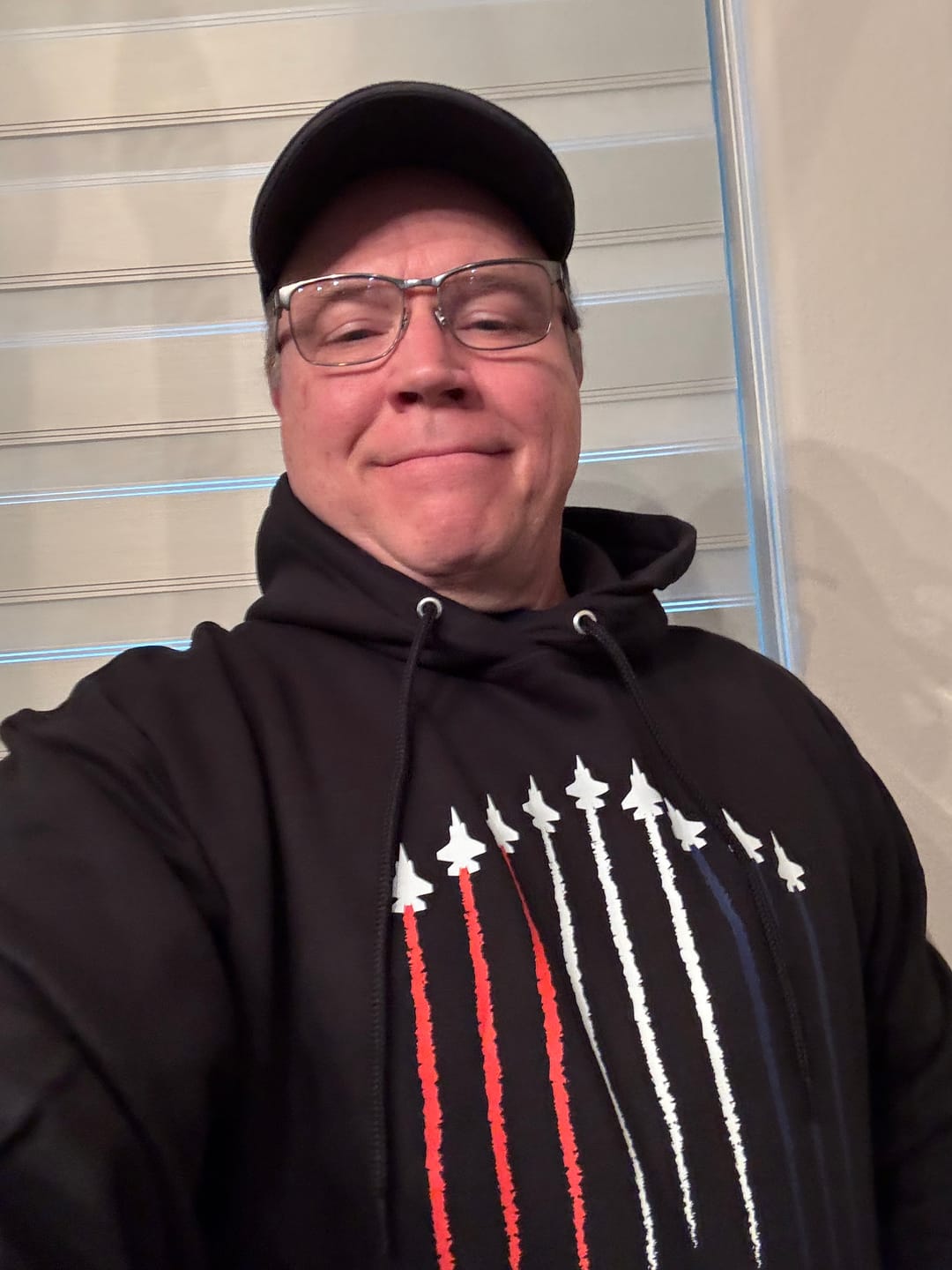 Customer photo review of USA Plane Hoodie