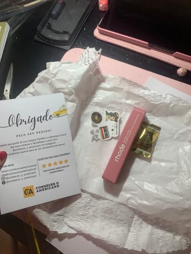 Customer photo review of peptide lip tint / ribbon - Disponivel