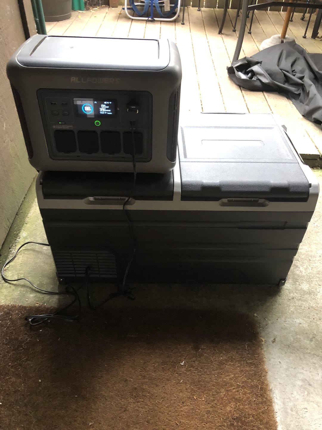 Customer photo review of ALLPOWERS R1500 Portable Power Station 1800W 1152Wh LiFePO4 Battery