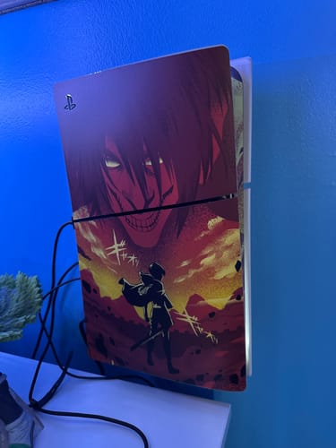 Customer photo review of Humanity's Strongest - PS5 Console Skin