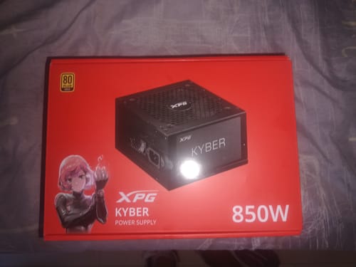 Customer photo review of Fuente de Poder XPG Kyber 850W - 80 PLUS Gold - Modular