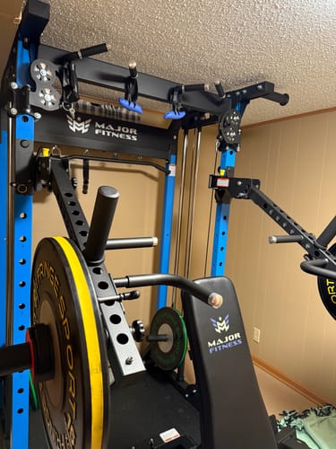 Customer photo review of Major Fitness F22 All-In-One Home Gym Power Rack