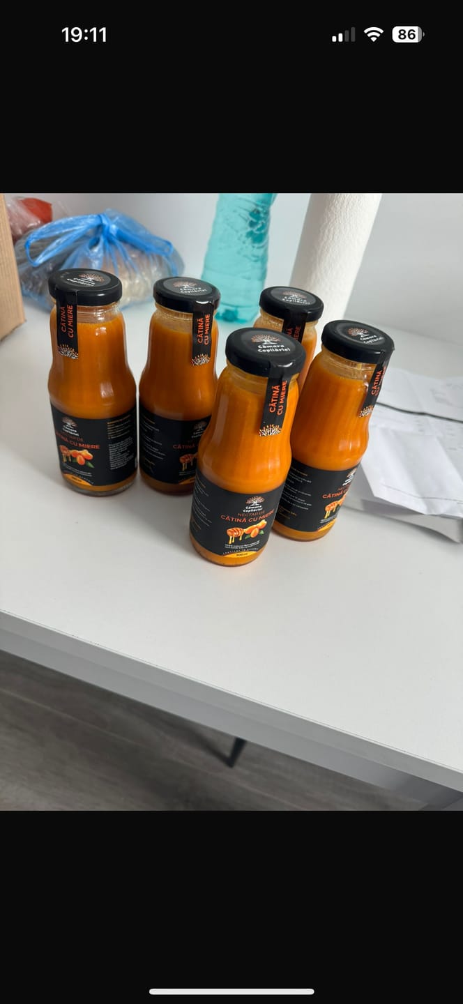 Customer photo review of Nectar de Cătină cu Miere - 5 sticle x 300ml