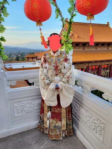 Customer photo review of Jiuyao Jinzhi 九曜金枝 Golden Branch Ming Dynasty Jiaoling Aoqun Cloud Collar Set