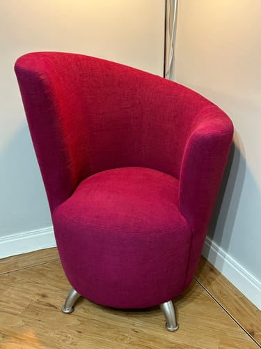 Customer photo review of Fabric Paint -- Raspberry