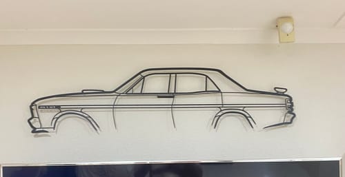 Customer photo review of Ford Falcon XY GT Metal Wall Art