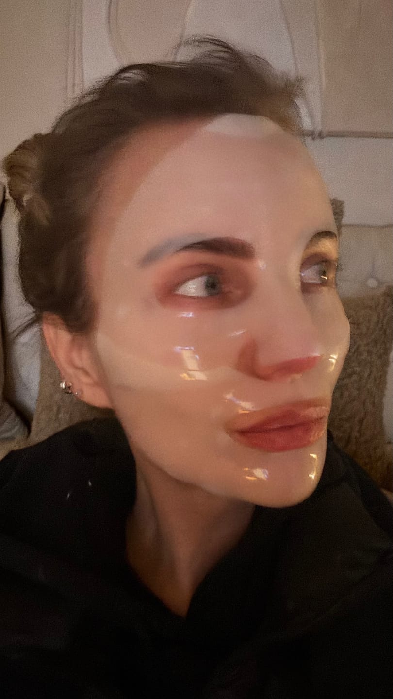 Customer photo review of Nakts hidrogela maska ar keramīdiem Biodance Hydro Cera-Nol Real Deep Mask