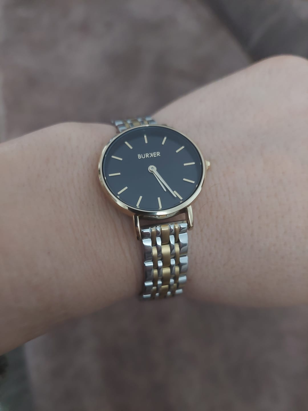 Customer photo review of Ruby Petite Black Gold Silver