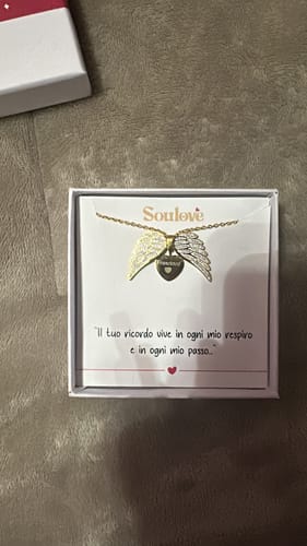 Customer photo review of Collana Angelo mio l'originale ✦ Incidi il nome del tuo Angelo
