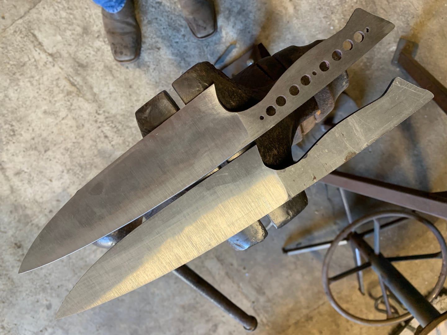 Customer photo review of 2" x 72" Sanding Belts for Stock Removal, 3 PACK