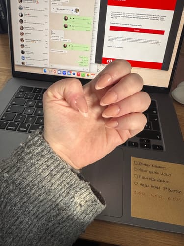 Customer photo review of XCOATTIPS® Pastel French Kit - Almond