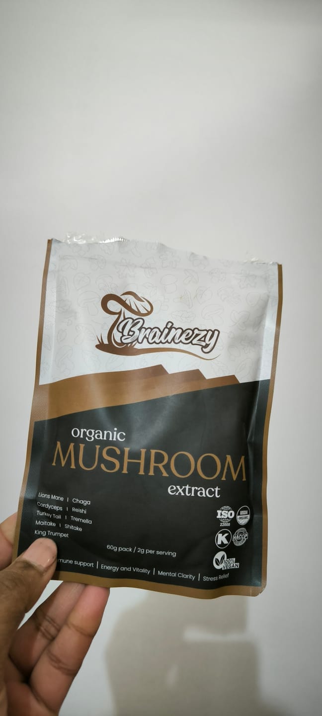 Customer photo review of Brainezy 9in1 Daily Wellness Mushroom Secret- 30 Servings