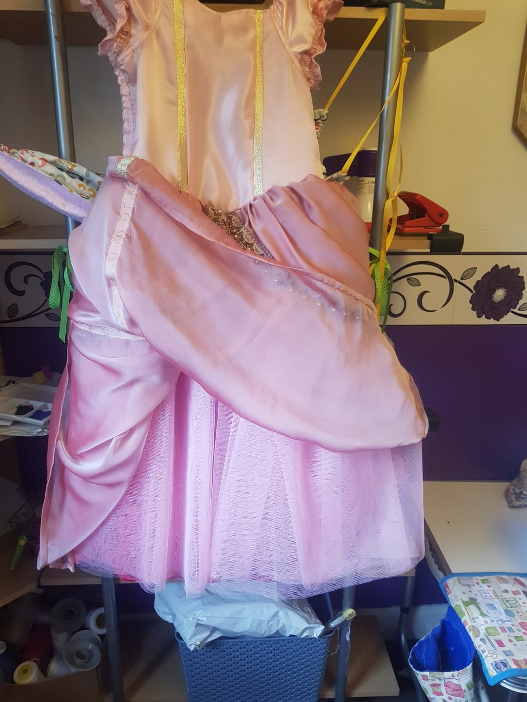 Customer photo review of Plain Dress Net Fabric