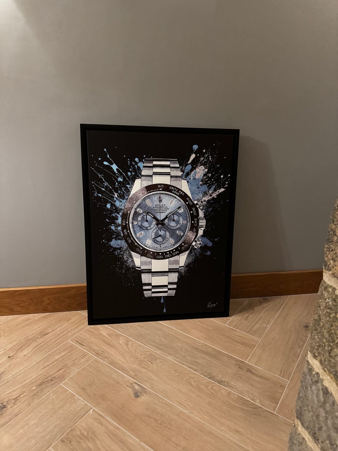 Customer photo review of 'Your own watch' custom artwork