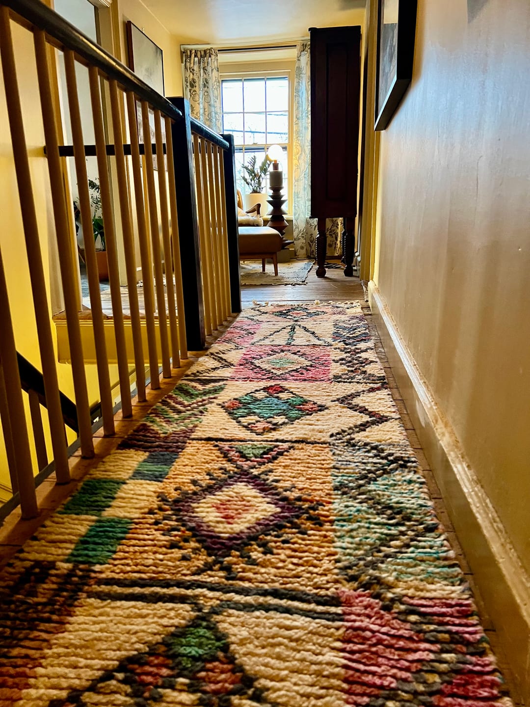Customer photo review of Fincha Runner | Moroccan Hallway Runner 2x10 Multicolored Boujad | 2'26x10'14 ft | 69x309 cm