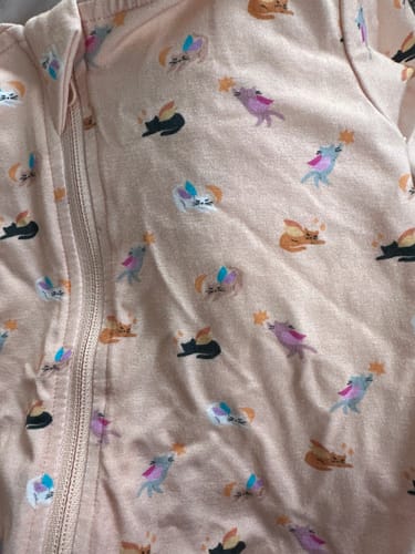 Customer photo review of Cady - CloudBlend™ Footed Pajamas