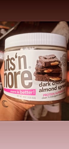 Customer photo review of Dark Chocolate Almond Butter High Protein Spread