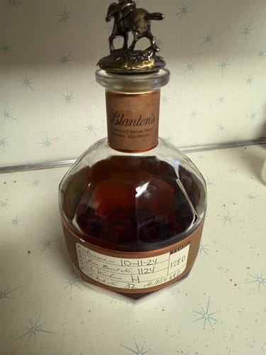 Customer photo review of Blanton's Straight From The Barrel Bourbon (750ml)