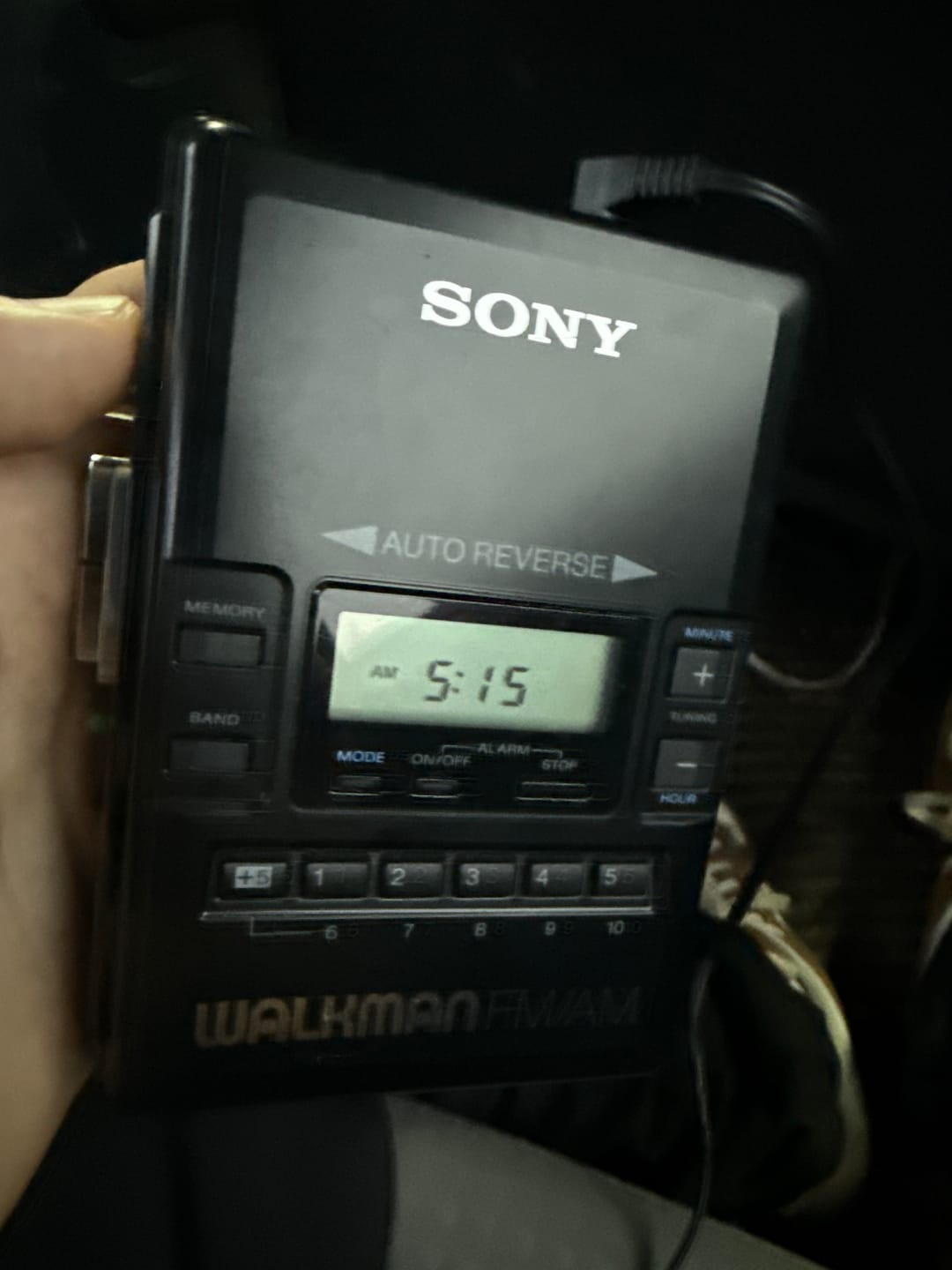 Customer photo review of Sony Walkman WM-AF62/BF62 AM/FM Portable Cassette Player