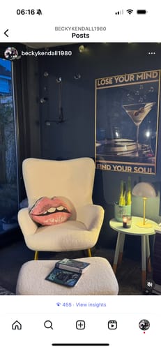 Customer photo review of Blue Soul Print