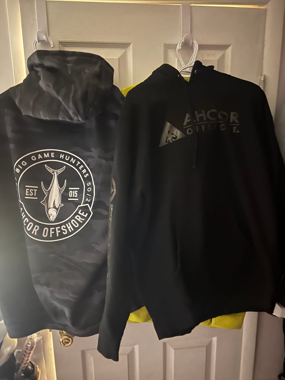 Customer photo review of Matte Black - Hooded Sweatshirt