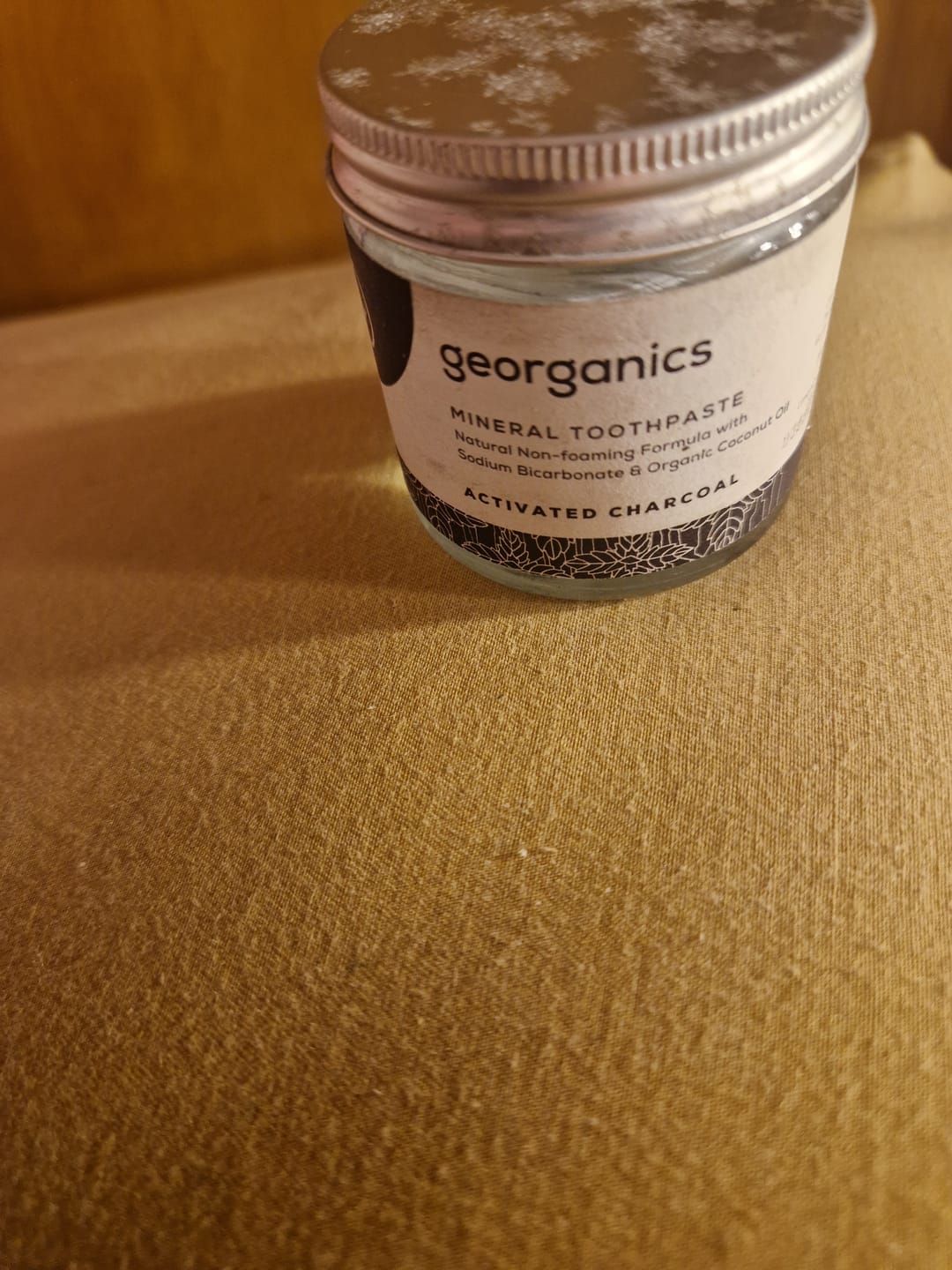 Customer photo review of Fluoride Free Toothpaste - Charcoal