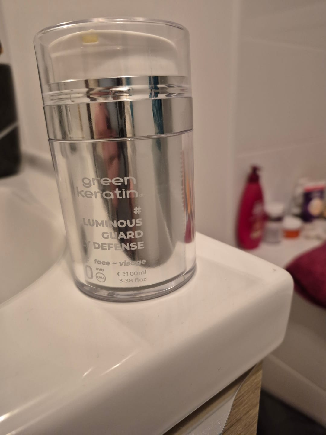 Customer photo review of ENCAPSUSHIELD SPF50 Crème pour le visage, 100ml